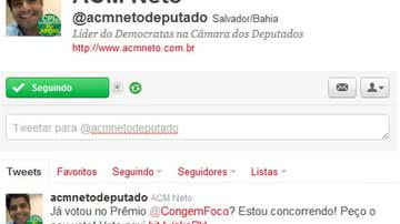 Imagem ACM Neto em campanha