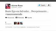 Imagem Alinne Rosa é barrada por seguranças da Ego
