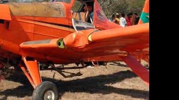 Imagem Avião faz pouso forçado em Conceição de Coité
