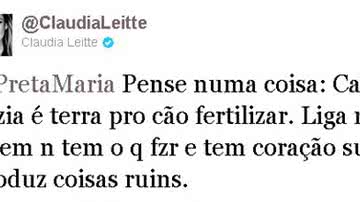 Imagem Preta Gil se irrita com fãs de Claudia Leitte
