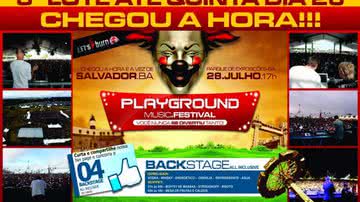 Imagem Terceiro lote de ingressos do Playground Music Festival encerra nesta quinta