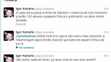 Imagem Igor Kanário nega que tenha agredido funcionário de hotel