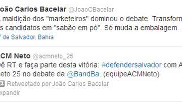 Imagem Bacelar chama prefeituráveis de Salvador de 'sabão em pó'