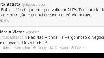 Imagem Cantor do Psirico chama governo de FDP