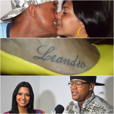 Imagem Ex-namorada de Léo Santana mostra tatuagem no pé com o nome do cantor