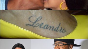 Imagem Ex-namorada de Léo Santana mostra tatuagem no pé com o nome do cantor