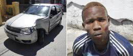 Imagem Ladrão rouba carro, se envolve em acidente e leva surra de moradores da Ribeira