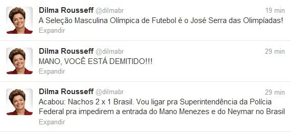 Imagem Dilma &#039;demite&#039; Mano e cantores baianos criticam derrota do Brasil