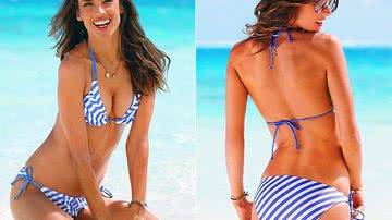 Imagem Alessandra Ambrosio faz ensaio com biquini comportado
