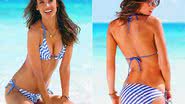 Imagem Alessandra Ambrosio faz ensaio com biquini comportado