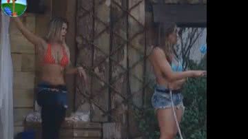 Imagem Nicole alfineta Robertha ao falar de desleixo