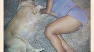 Imagem Gracyanne Barbosa posta foto sexy ao lado do cachorro