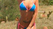 Imagem Ex- Latinete Andressa Urach exibe corpão na areia