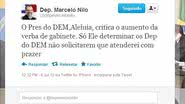 Imagem Marcelo Nilo ironiza críticas de Aleluia