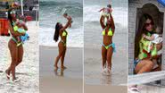 Imagem Ex de Léo Santana vai à praia