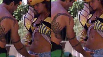 Imagem BBB 12: Yuri passa a mão em partes íntimas de Laisa; Veja