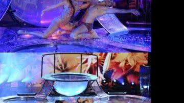 Imagem Larissa Riquelme faz dança sensual em piscina em programa argentino