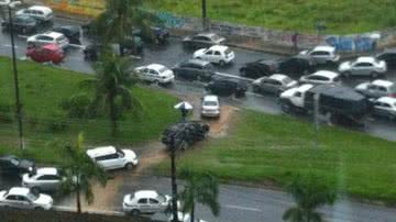 Imagem Flagrou alagamentos, deslizamentos e outros transtornos da chuva?