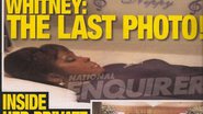 Imagem  Tabloide publica na capa foto de Whitney Houston morta