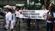 Imagem "Wagner é traidor", dizem professores grevistas