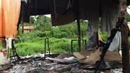 Imagem Santo Amaro: população ateia fogo em acampamento de ciganos