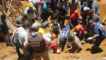 Imagem Operário morre e outros dois ficam feridos em desabamento