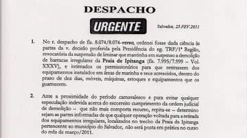 Imagem Em Ipitanga, barracas são liberadas para funcionar em março