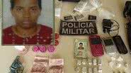 Imagem Mulher é presa por tráfico de drogas em Arataca