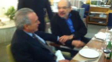 Imagem Temer janta com Kértesz e os Vieira Lima no Al Mare