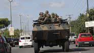 Imagem Militares do Rio de Janeiro e veículos blindados já estão em Salvador