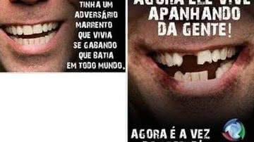 Imagem Record alfineta Globo em anúncio publicitário