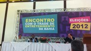Imagem Candidatos a prefeito participam de encontro com trade do entretenimento