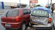 Imagem Feira de Santana: motorista embriagado bate o carro em viatura 