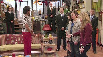 Imagem Michelle Obama grava participação na série "iCarly"