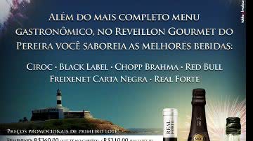 Imagem DIVA promove Reveillon Gourmet Pereira em Salvador