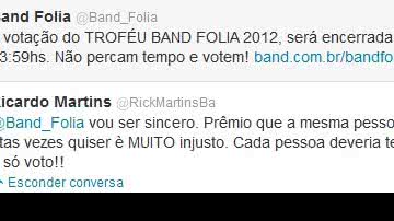 Imagem Executivo do Eva critica o Troféu Band Folia