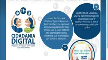 Imagem Centros Digitais oferecem 5.600 vagas para jovens
