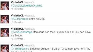 Imagem  Claudia Leitte teria bloqueado fã no Twitter e gera protesto