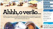Imagem Jornal da Metrópole destaca caos nas praias de Salvador