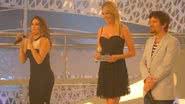 Imagem Alinne Rosa e Saulo Fernandes gravam programa de Ana Hickmann