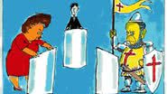Imagem Charge sobre o último debate