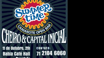 Imagem Concorra a ingressos do Summer Time com Cheiro e Capital
