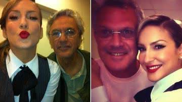 Imagem Claudia Leitte grava com Caetano e posta foto no Twitter