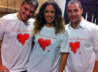 Imagem Ivete e Daniela ajudam a banda Jammil em campanha