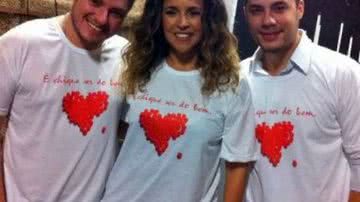Imagem Ivete e Daniela ajudam a banda Jammil em campanha