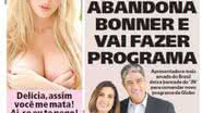 Imagem Jornal Meia Hora faz piada com saída de Fátima do Jornal Nacional