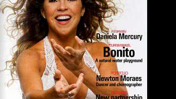 Imagem Daniela Mercury é capa de revista canadense