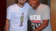 Imagem Vocalista da banda Filhos de Jorge grava música com Saulo Fernandes