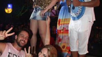 Imagem Tuca Fernandes recebe Ivete Sangalo em seu Harém