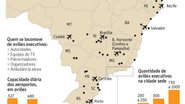 Imagem Capacidade de tráfego aéreo deve dobrar durante a Copa